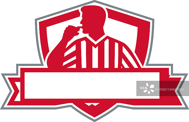 裁判员裁判官方口哨侧嵴复古图片素材