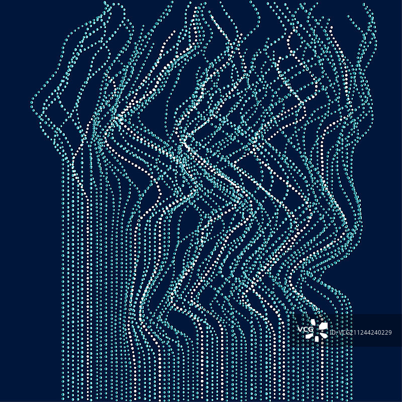 概念风格动态抽象雨滴图片素材