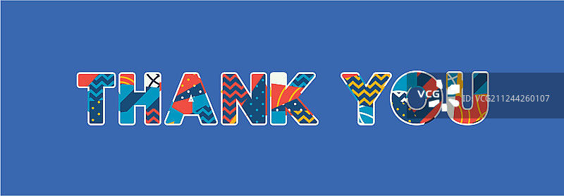 感谢语概念文字艺术图片素材