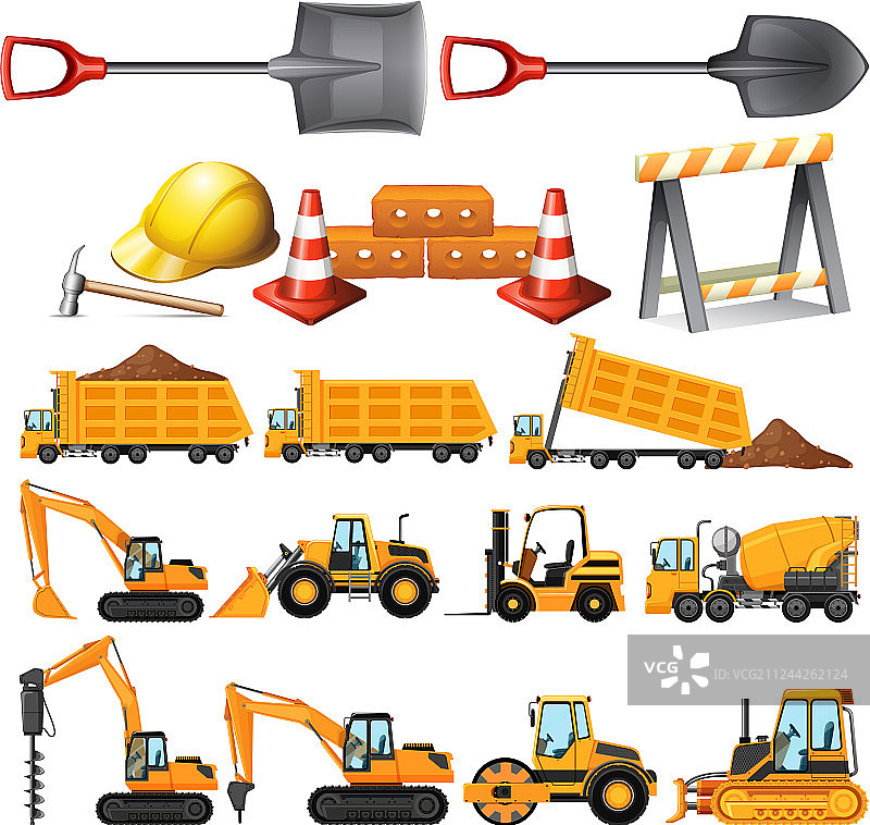 建筑车辆合集图片素材