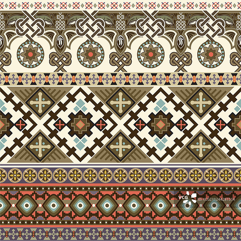 民族风观赏无缝图案图片素材