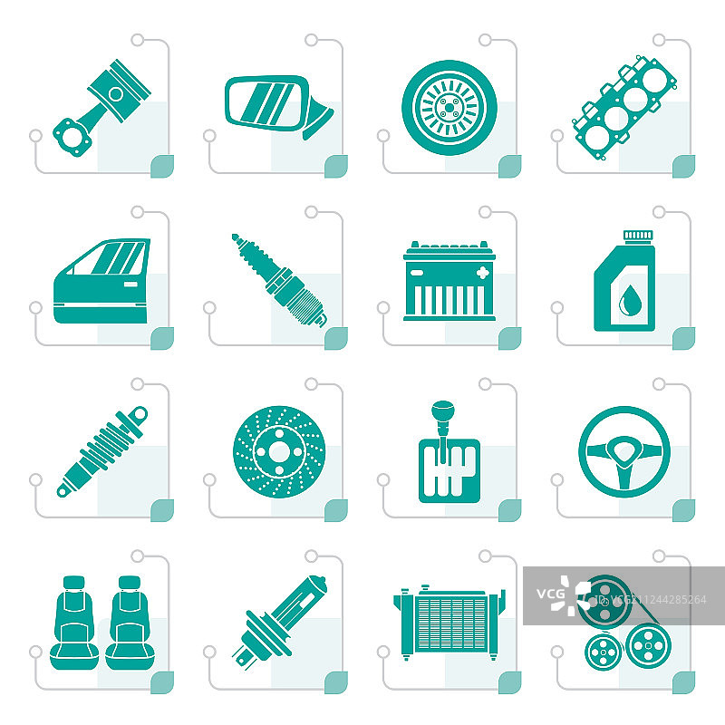 车辆零件图标图片素材