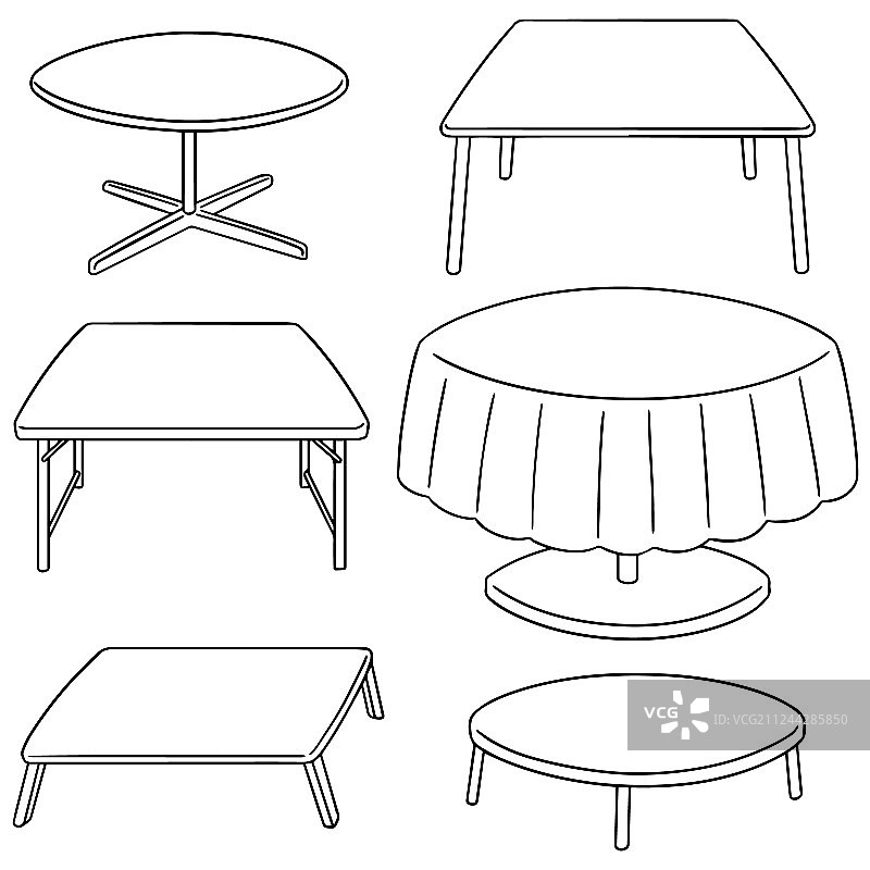 桌子合集图片素材