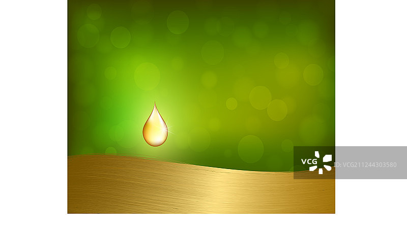 含金黄色液滴的摩洛哥坚果油模板图片素材