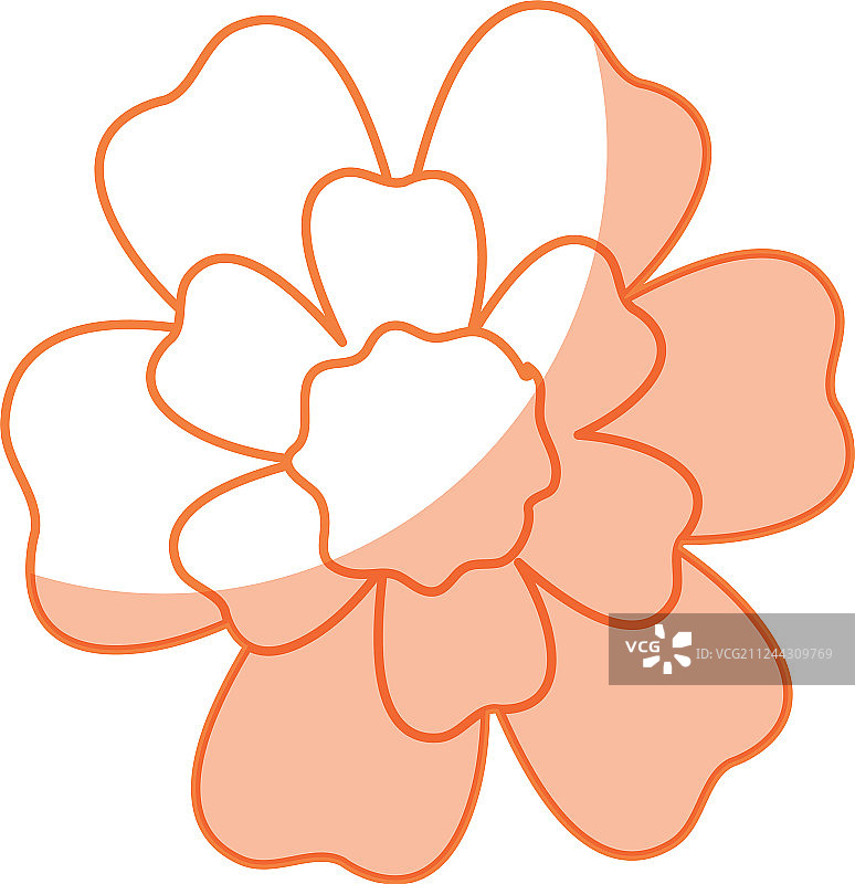 热带花卉装饰图标图片素材