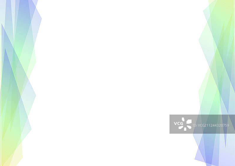蓝色和绿色几何光谱抽象图片素材