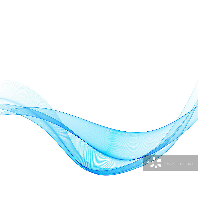 蓝色波浪线抽象背景图片素材