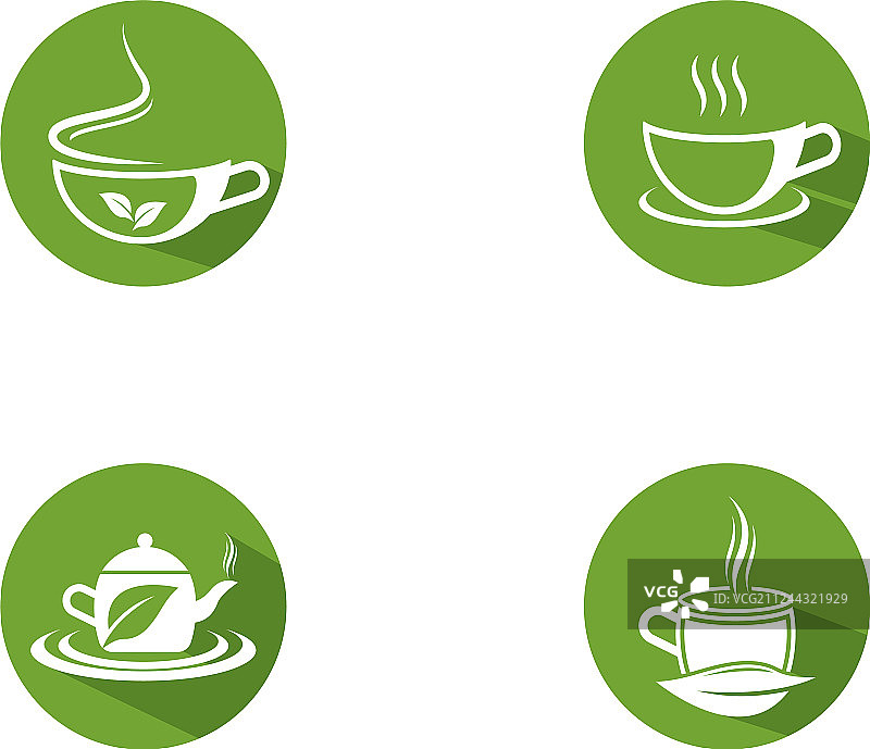 绿茶标志图片素材