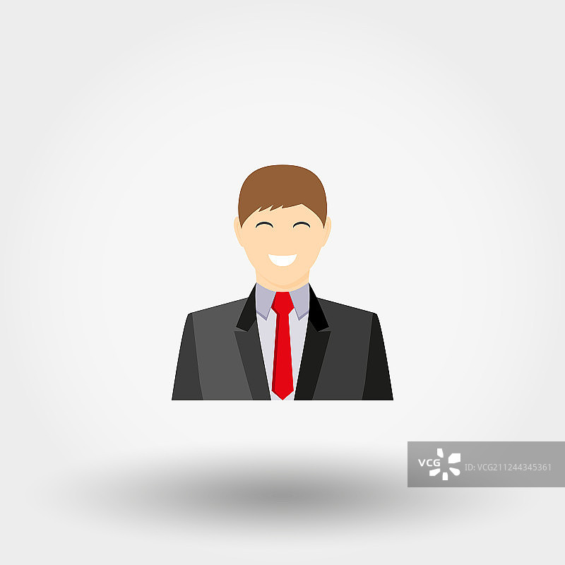 商务西装男士图标图片素材