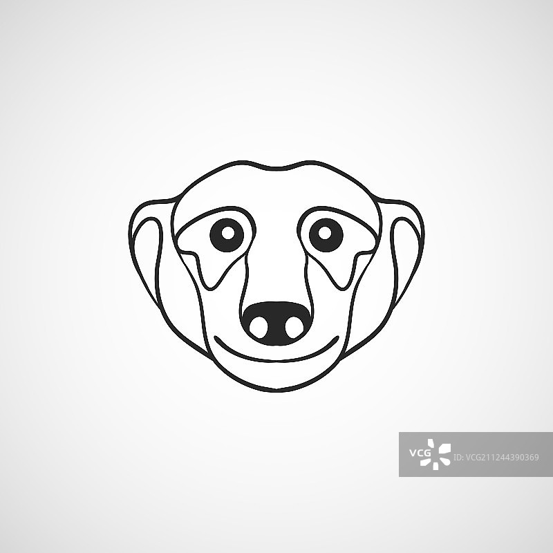 猫鼬logo图标设计图片素材