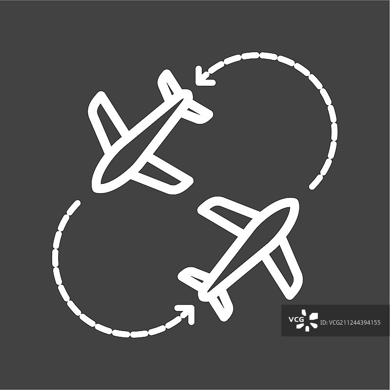 圆形旅行航班图片素材