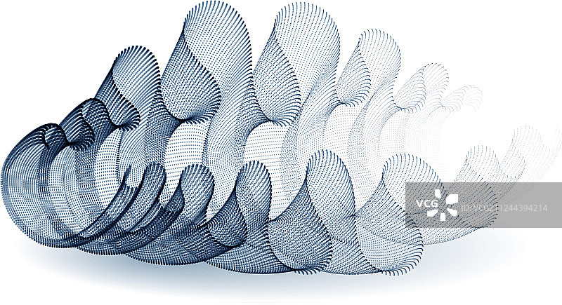 流动粒子抽象波浪背景图片素材