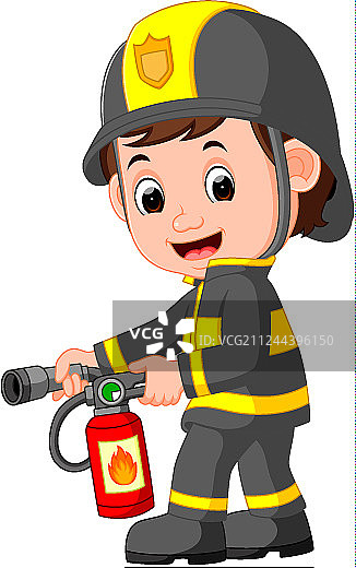 消防员卡通图片素材