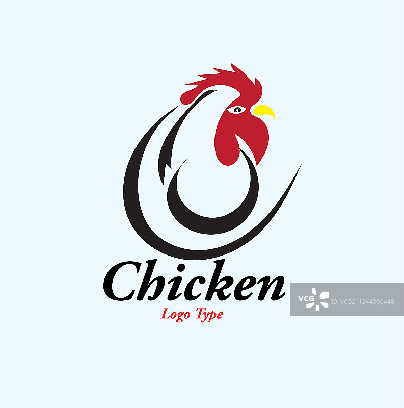 鸡肉标志设计图片素材