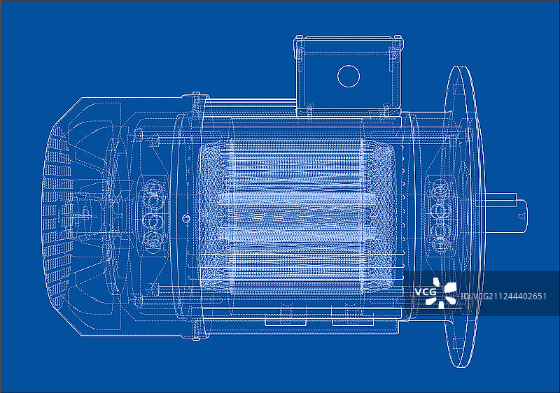 电动机草图图片素材