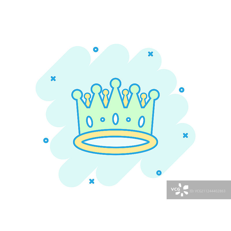 卡通皇冠图标图片素材