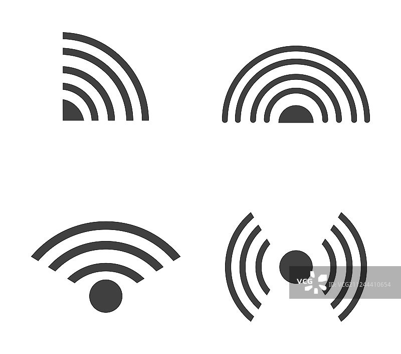 黑色波浪音效设计图片素材