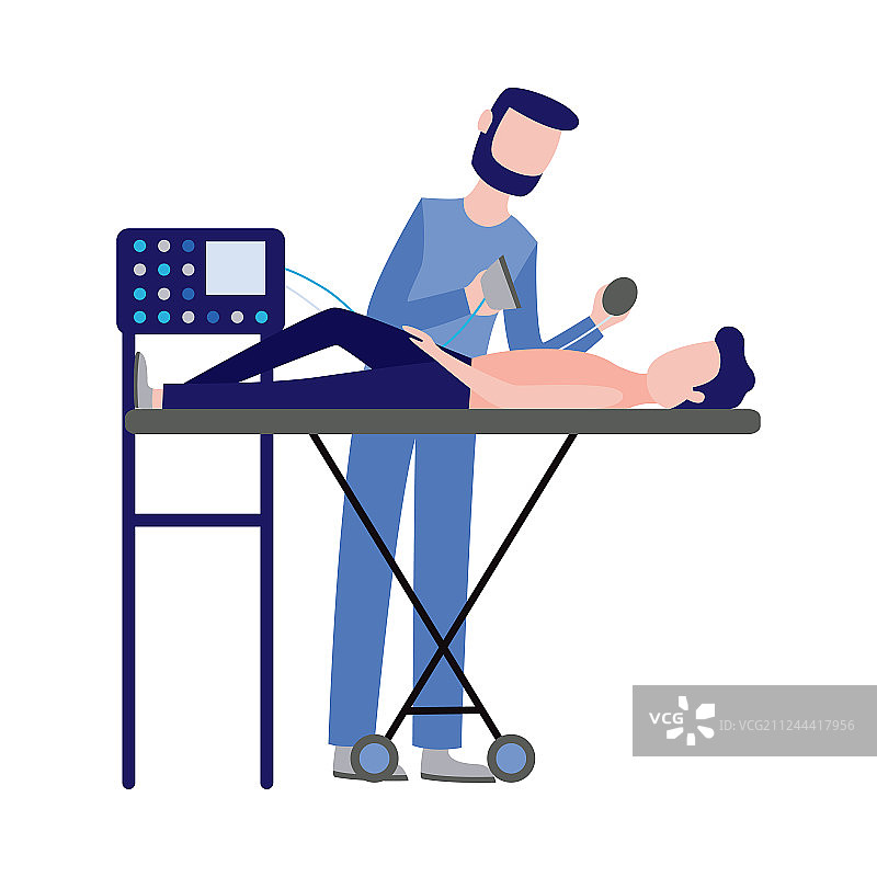 急救护理和病人图片素材