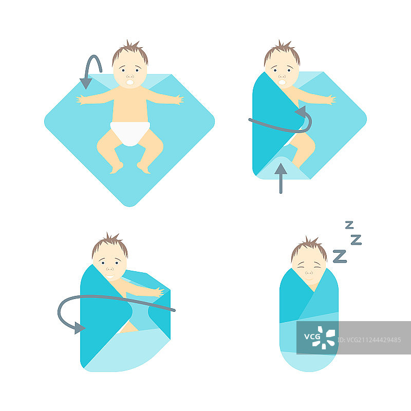 婴儿襁褓图片素材