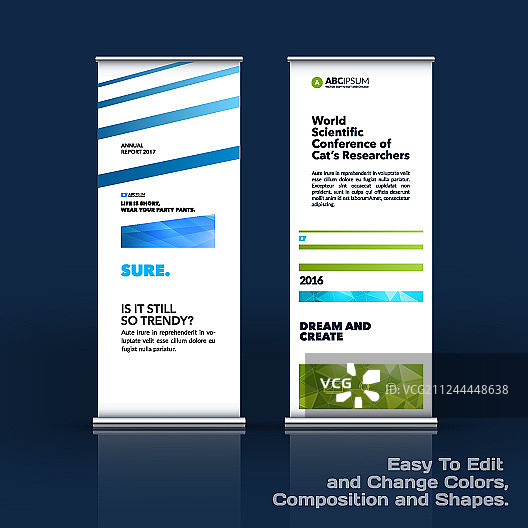 抽象业务集现代卷起来图片素材