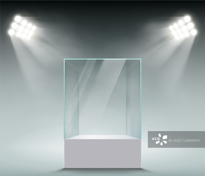 促销玻璃展示柜图片素材