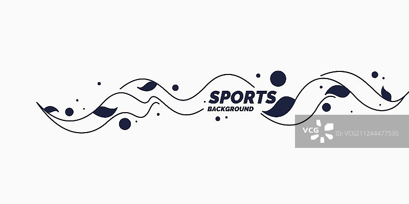 彩色波浪线抽象背景图片素材