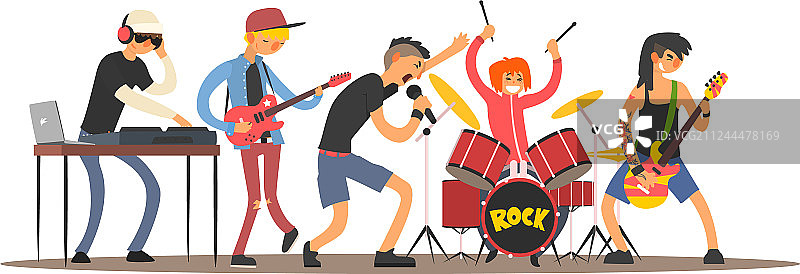 音乐家在音乐会上图片素材