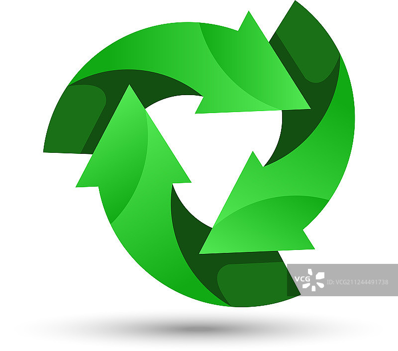 绿色回收标志图片素材