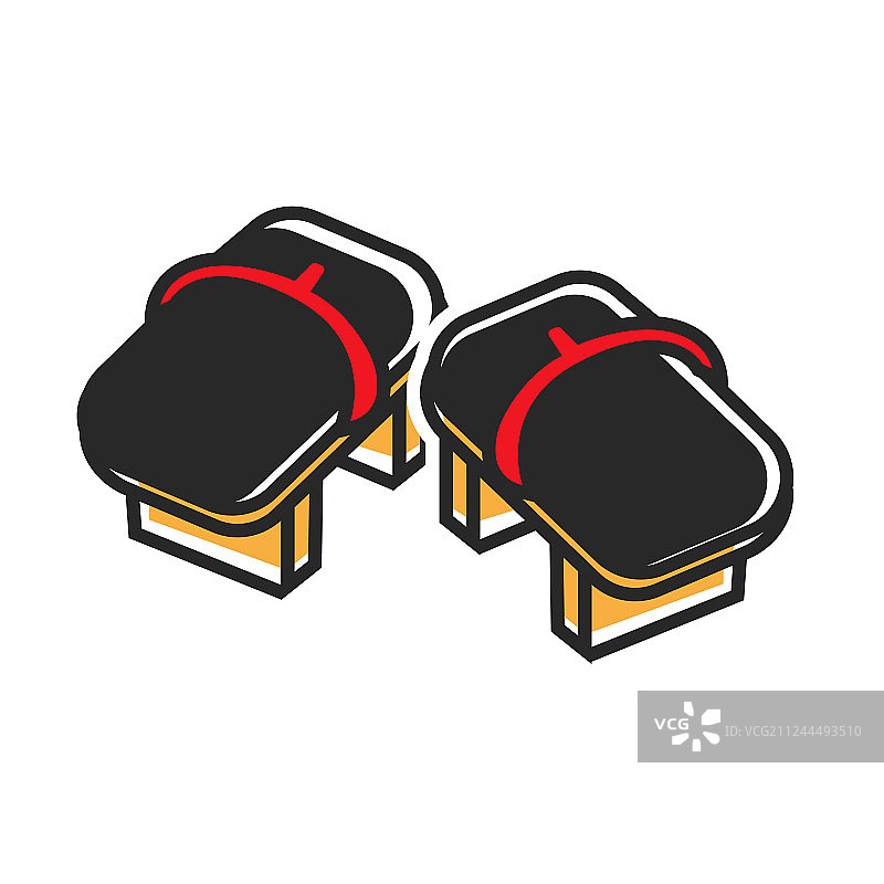 传统日式鞋子图片素材