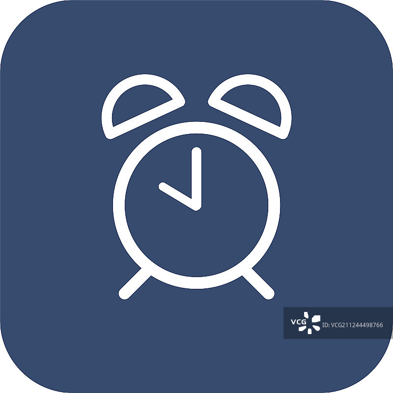 闹钟图标扁平设计图片素材