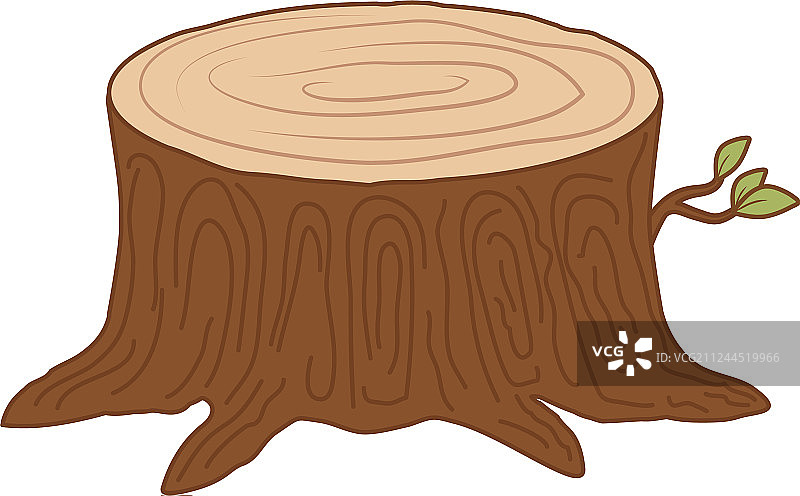树干切割图标图片素材