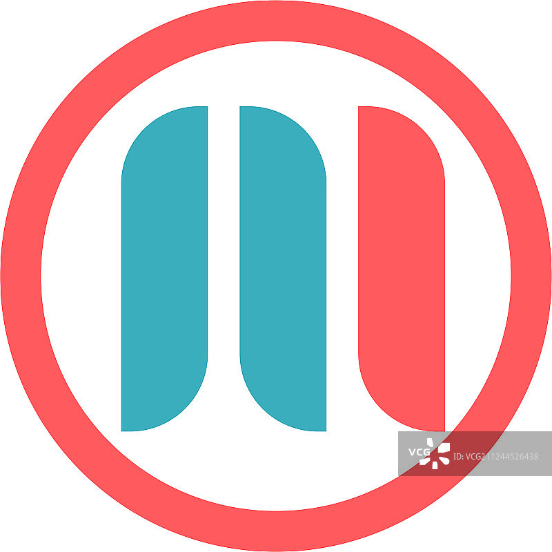 M字母标志模板图片素材