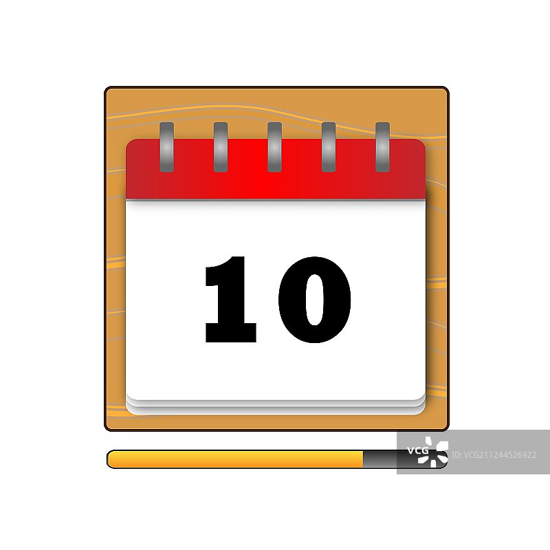 日历上的第十天图片素材