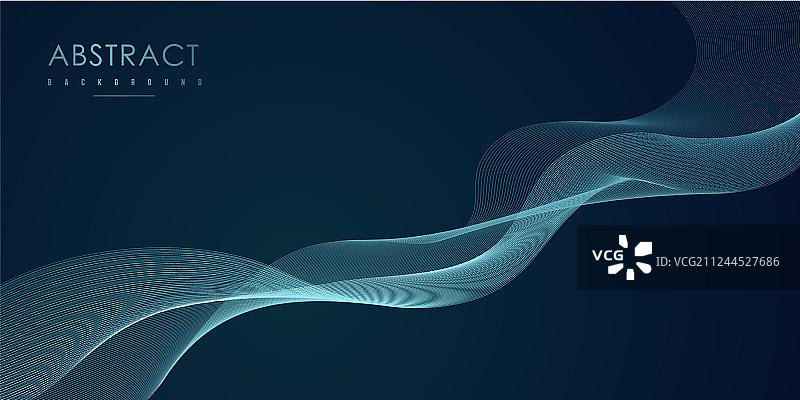 抽象波浪设计元素线条艺术背景图片素材