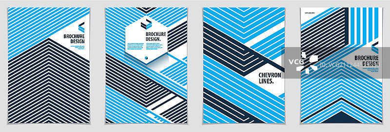 简约风格宣传册几何图案设计图片素材