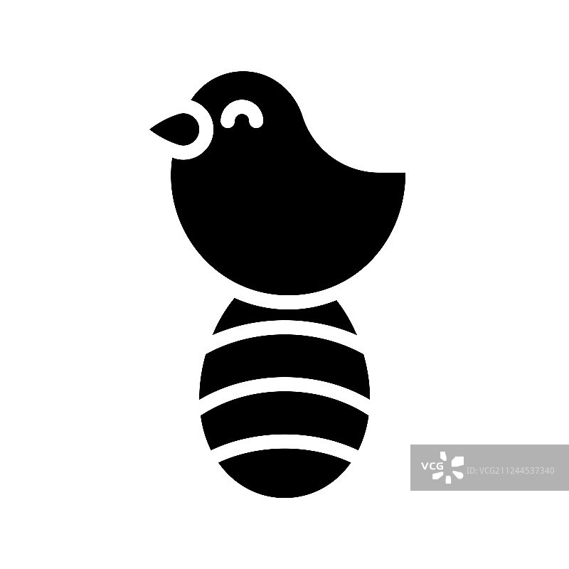 复活节彩蛋小鸟图片素材