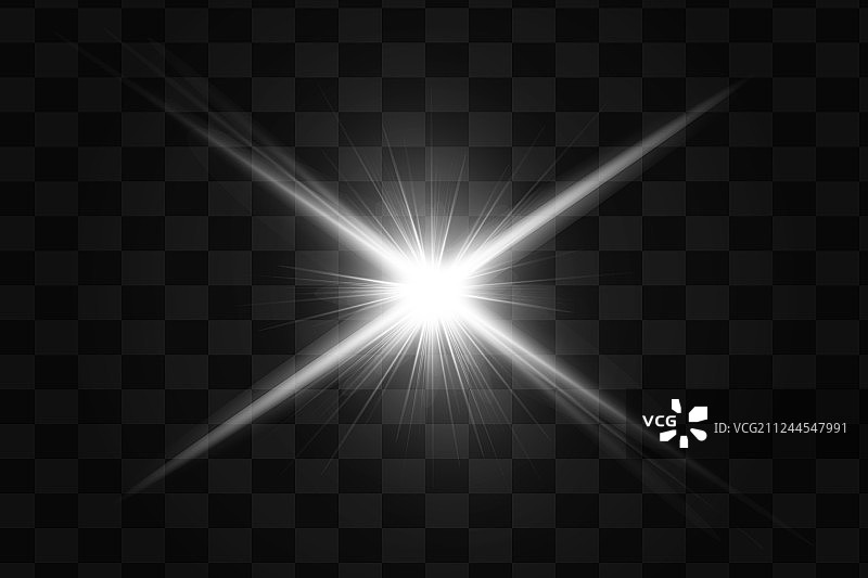 白色光效发光特效图片素材