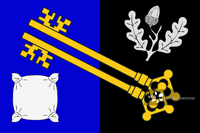 英格兰萨里郡旗帜图片素材