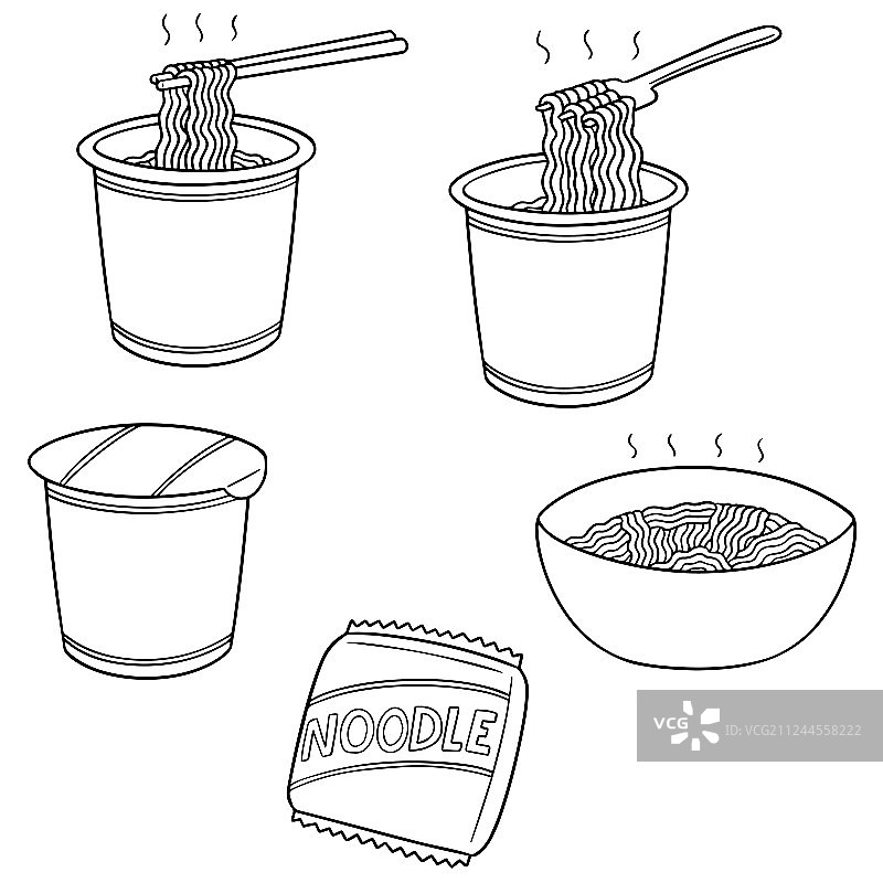 面条合集图片素材