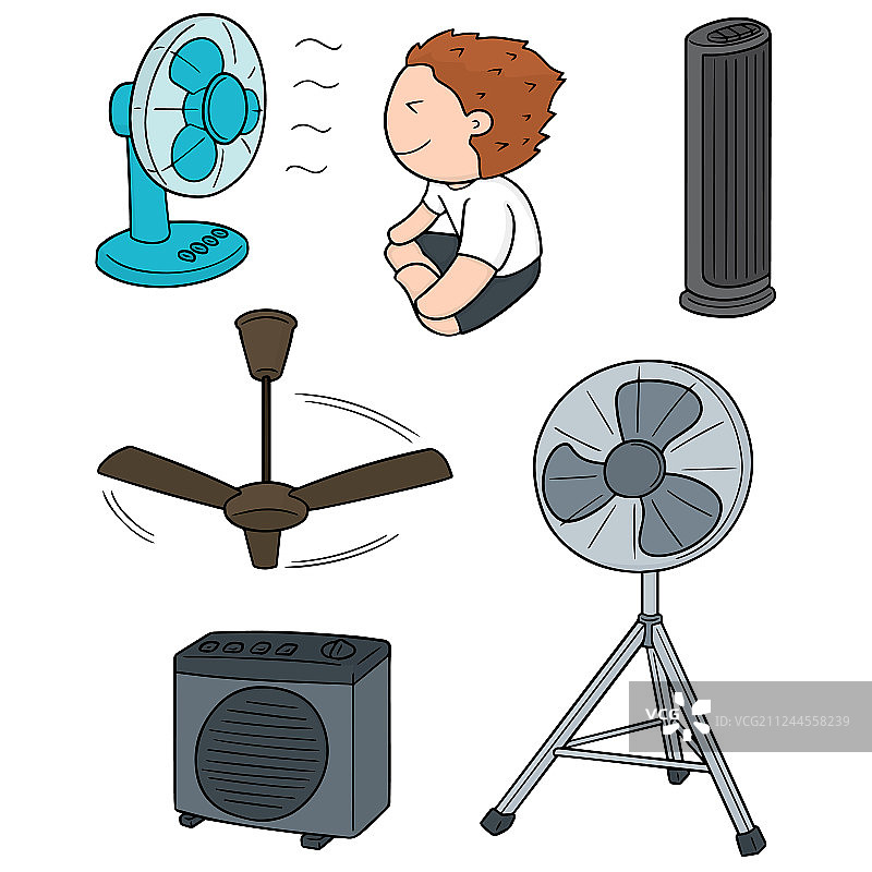 扇子合集图片素材