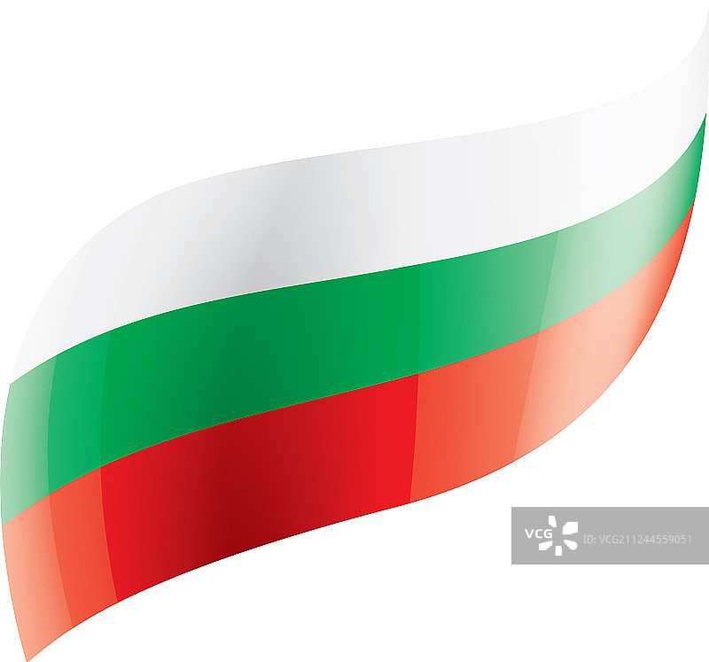 保加利亚国旗上有白色图片素材