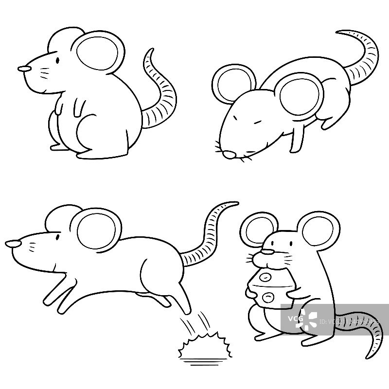 鼠标合集图片素材