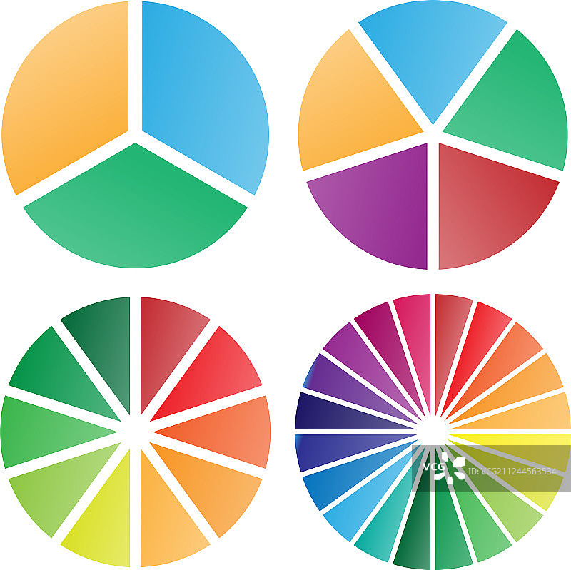 饼图组图片素材