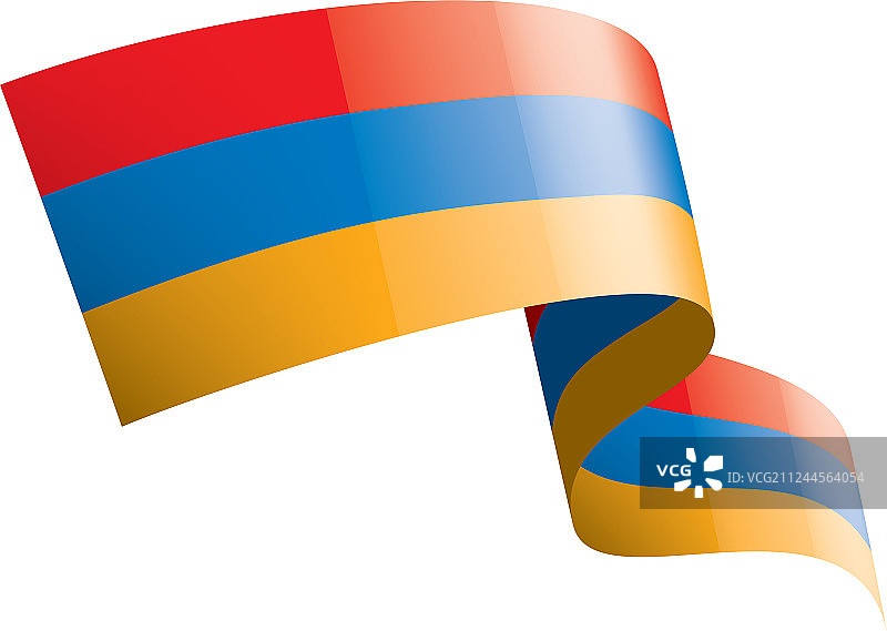 亚美尼亚国旗上有白色图片素材