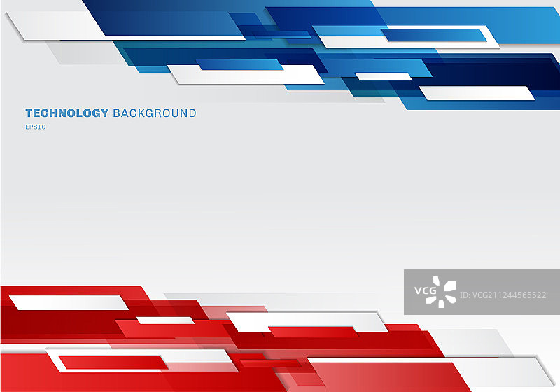 抽象蓝红白闪亮标题图片素材