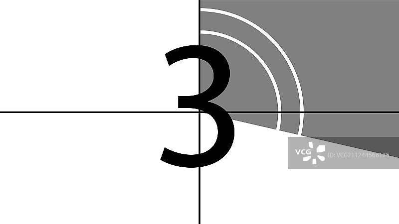 经典电影倒计时数字图片素材