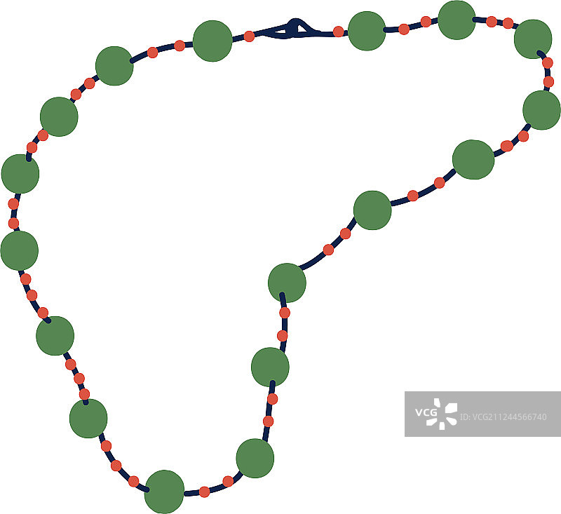 珠子项链时尚珠宝饰品图片素材