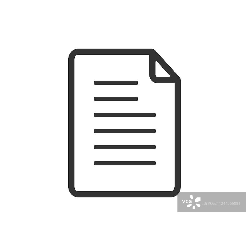 带有文字图标的A4纸图片素材