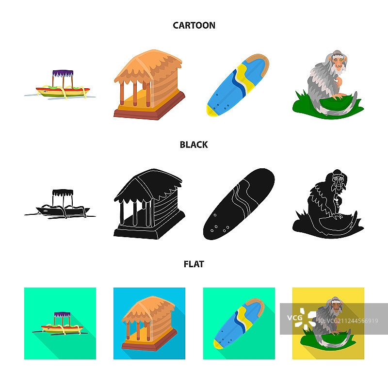 旅行和旅游符号的独立元素图片素材