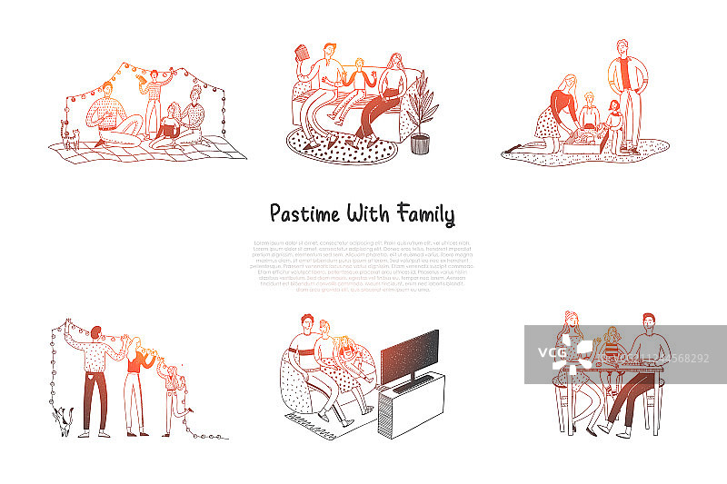 家庭亲子阅读时光图片素材